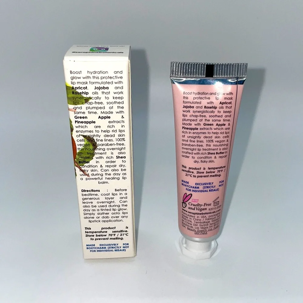 Saraphine Botanicals Apple + Baume Glow Lip Mask